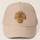 Casquette Psychologue Cross Caduceus (Devant)