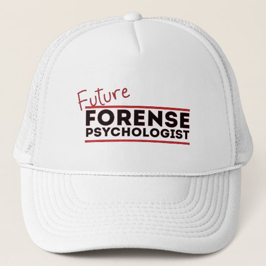 Casquette Psychologue Forense Future (Devant)