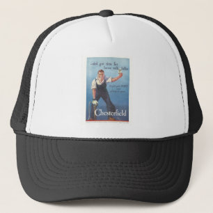 Casquette Publicité Chesterfield Cigarettes vintage