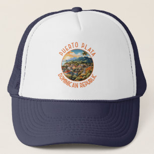 Casquette Puerto Plata République Dominicaine Sunset Retro