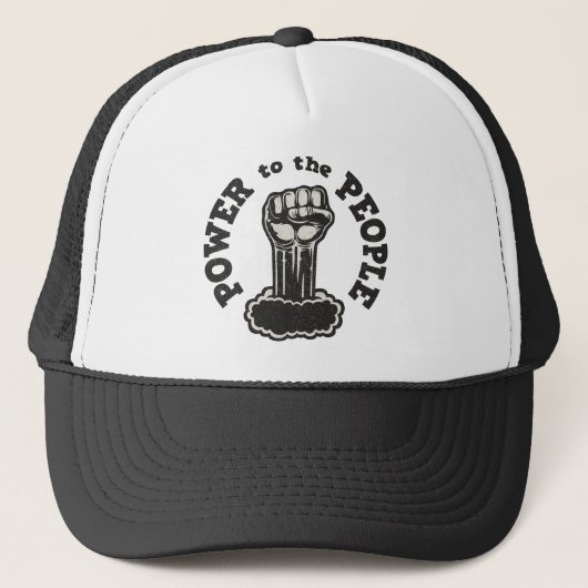 Casquette Puissance aux personnes (Devant)
