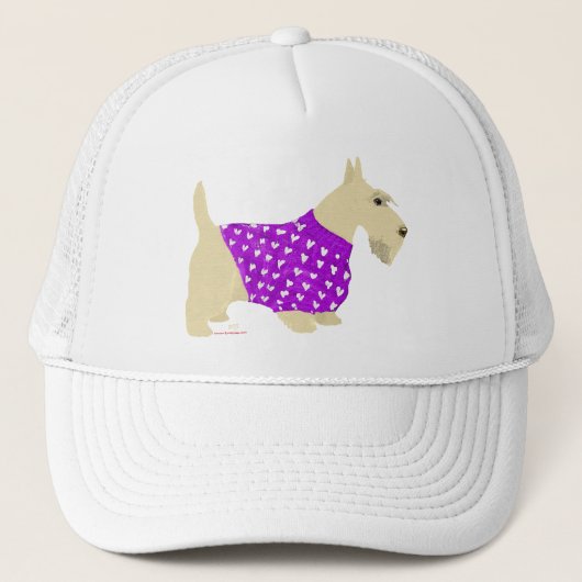 Casquette Pullover pour Scottish Terrier roux (Devant)