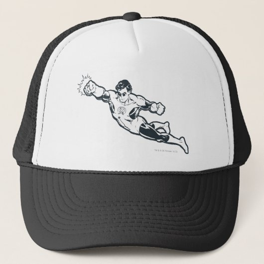 Casquette Punches de lanterne verte BW (Devant)