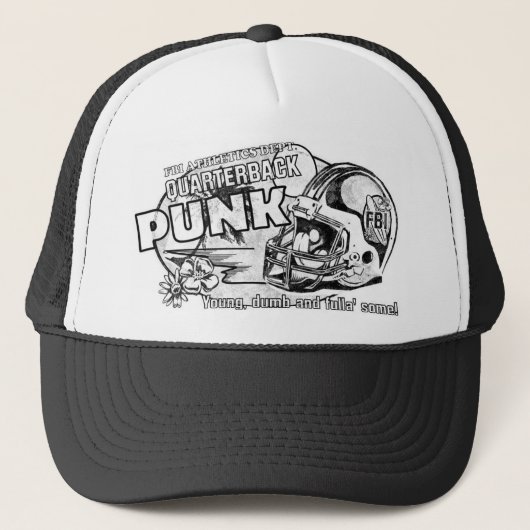 Casquette punk de camionneurs de maille de (Devant)