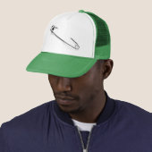 Casquette punk de goupille de sécurité (En situation)