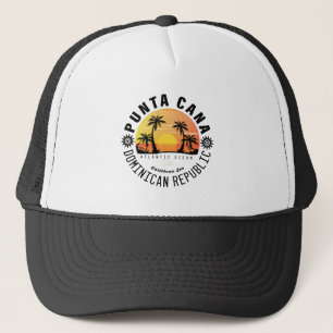 Casquette Punta Cana Dominicaine Retro Sunset Souvenir 60s