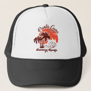 Casquette Punta Cana Dominicaine Retro Sunset Souvenir 80s