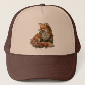 Casquette Puzzle brodé Forest Fox (Devant)