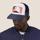 Casquette Pygargue à tête blanche (En situation)