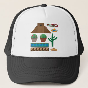 Casquette pyramide mexicaine