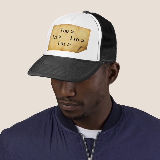 Casquette Q - bit (En situation)