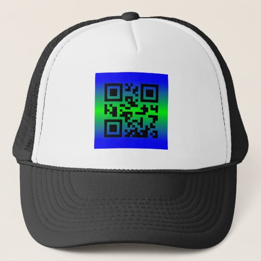 Casquette QR Code® Dit : AVEZ UNE GRANDE SEMAINE (Devant)