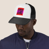 Casquette QR Code® Dit : HEUREUX JOUR DE LA MÈRE (En situation)