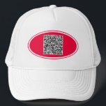 Casquette QR Code Scan Info Trucker Chapeau Couleurs personn<br><div class="desc">Couleur personnalisée - Votre QR Code Trucker Hat Scan Me Professional Personnalisé Modernisé Promotionnel Code Barcode Entreprise ou Funny Personnel Casquettes / Cadeau - Ajouter votre QR Code - Image ou logo - photo / ou texte / plus - Redimensionner et déplacer / Supprimer / Ajouter des éléments - Image...</div>