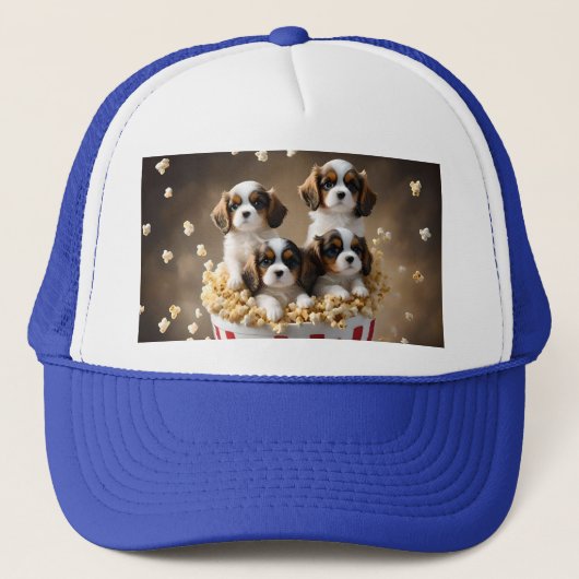 Casquette Quads Cavalier Espagnol Chipies Dans Le Popcorn, (Devant)
