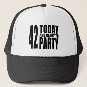 Casquette quarante-deuxième Fêtes d'anniversaire : 42