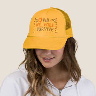 Casquette Quarantine Oui, Nous Survivrons Corona COVID 19
