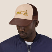Casquette Quartet de ficelle en or (En situation)