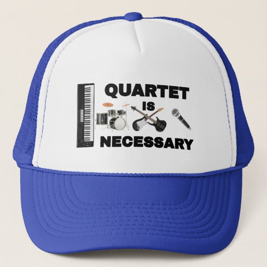 CASQUETTE QUARTET EST NÉCESSAIRE (Devant)
