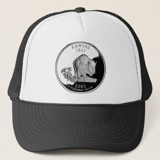 Casquette Quartier d'État de Faux Kansas (Devant)