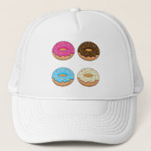 Casquette Quatre Motifs Assortis (Devant)