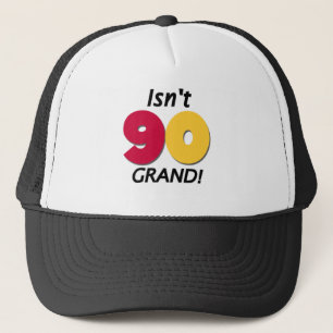 Casquette Quatre-vingt-dixième anniversaire grand