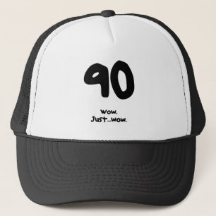 Casquette Quatre-vingt-dixième cadeau d'anniversaire drôle