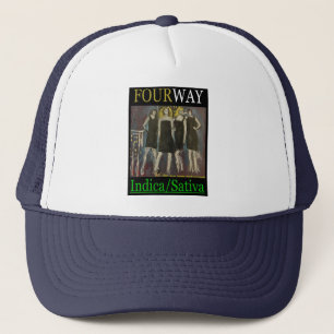 CASQUETTE QUATRE VOIES INDICA SATIVA