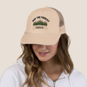 Casquette Que La Forêt Soit Avec Vous Chapeau De Camion (En situation)