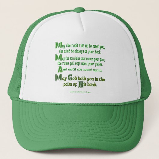 Casquette Que la route monte pour vous rencontrer (Devant)