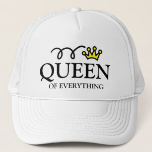 Casquette Queen of all drôle de chapeau de camionneur avec