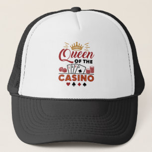 Casquette Queen of the Casino Vegas Femmes de jeu