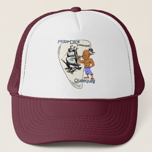 Casquette ~ Queequeg "Harpooner en chef" de "Moby-Dick" (Devant)