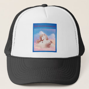 Casquette « Quel est le goût des nuages ? » Licorne rêveuse