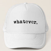 Casquette Quel Que Soit Drôle Sarcastique Gen X Slacker (Devant)