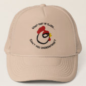 Casquette Quelle partie de gloussement… (Devant)