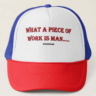 Casquette Qu'est-ce qu'un morceau de travail, c'est l'homme.