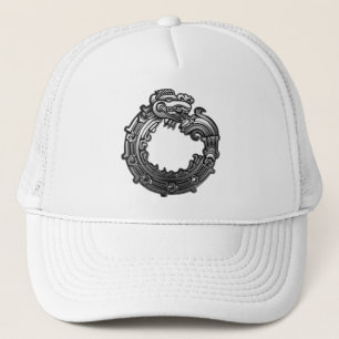 Casquette Quetzalcoatl argenté