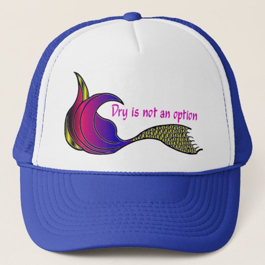 Casquette Queue sèche n'est pas une option queue de sirène m (Devant)