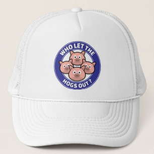 Casquette Qui a laissé sortir les porcs - Chapeau de porcs d