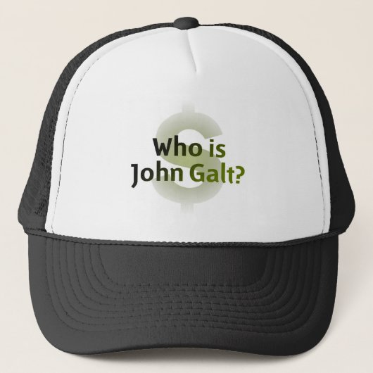 Casquette Qui est John Galt ? Symbole d'argent (Devant)