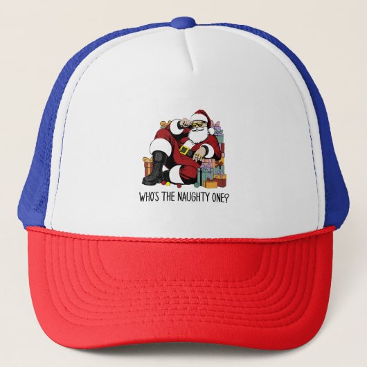 Casquette Qui est le méchant (Devant)