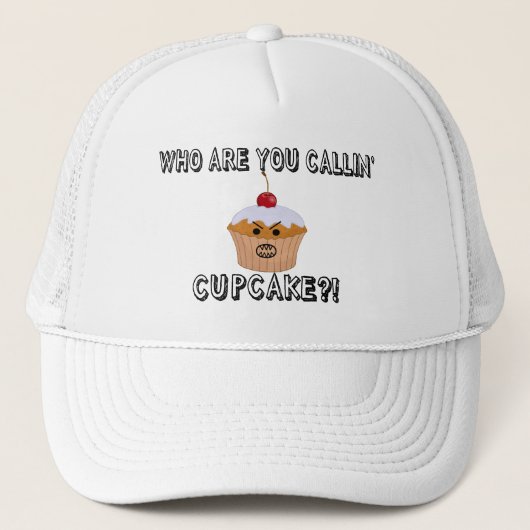 Casquette Qui sont vous petit gâteau de Callin (Devant)