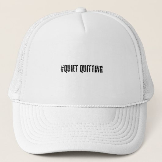 Casquette Quitter tranquillement (Devant)