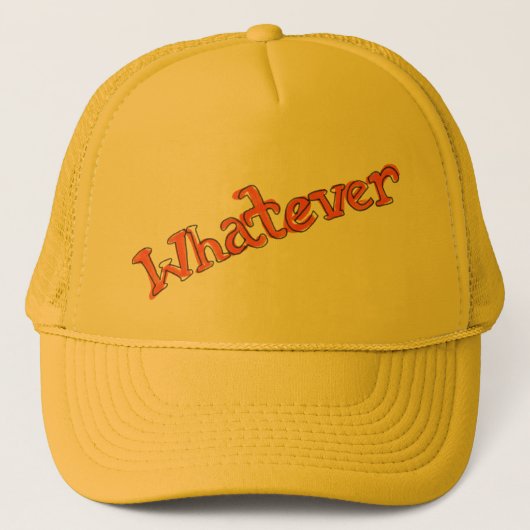 casquette "Quoi que ce soit" (Devant)