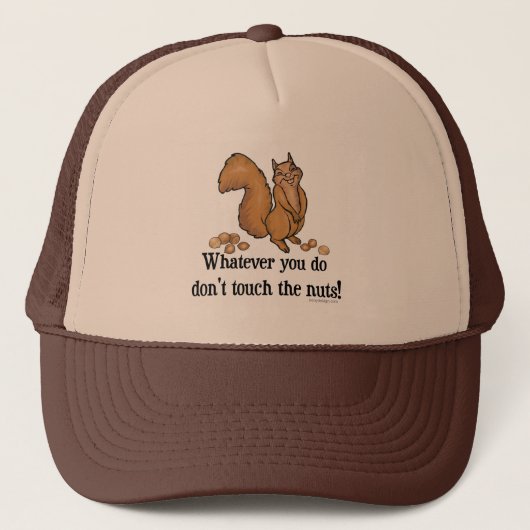 Casquette Quoi que vous fassiez, ne touchez pas les écrous ! (Devant)