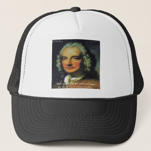 Casquette Quota de Henry Fielding "If Money's Your God" (Devant)