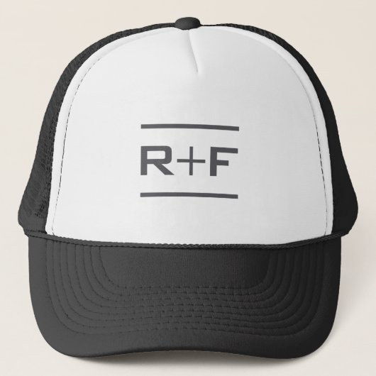 Casquette R+Casquette de camionneur de F (Devant)