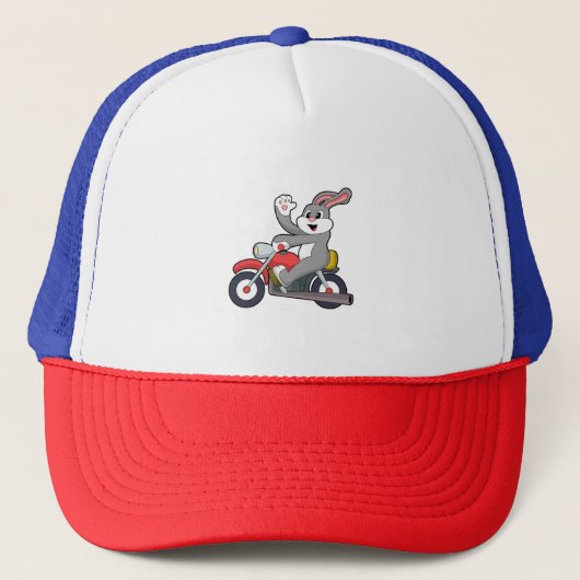Casquette Rabbit en tant que Biker avec Motorcycle.PNG (Devant)