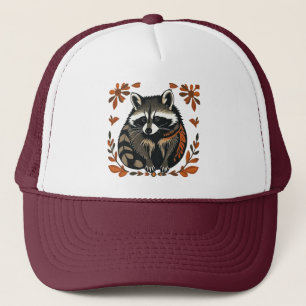 Casquette Raccoon de Whimsical Woodland Animal Folk ou Triba